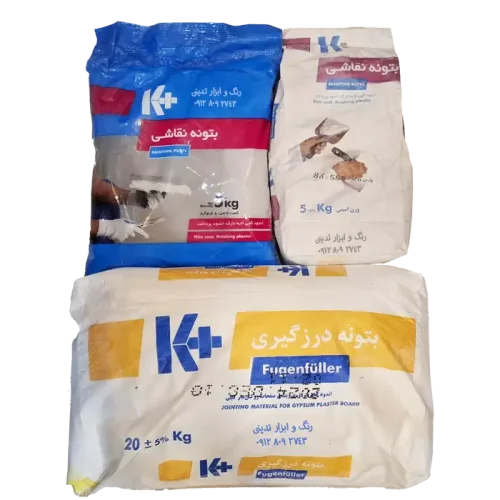 بتونه درز گیر نقاشی و کناف 5 و 20 کیلو K+ - 10