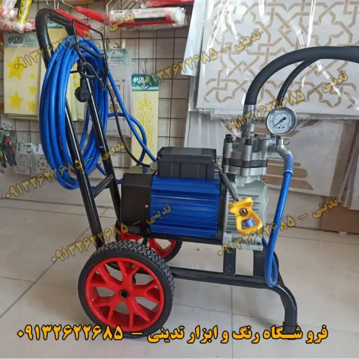 دستگاه رنگ پاش ایرلس برقی دیافراگمی مکانیکی قیمت ارزان قیمت دستگاه ایرلس برقی