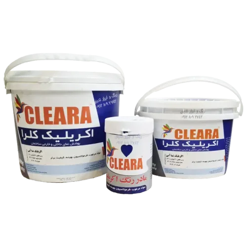 رنگ آکریلیک مات نما مشکی کلرا
