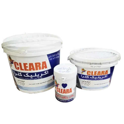 رنگ آکریلیک مات نما مشکی کلرا