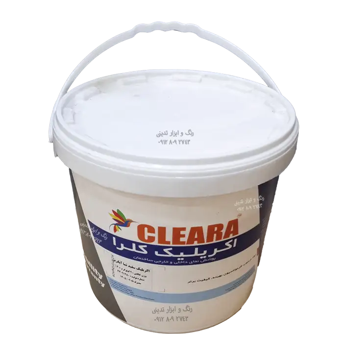 رنگ آکریلیک سفید نما کلرا آبگریز