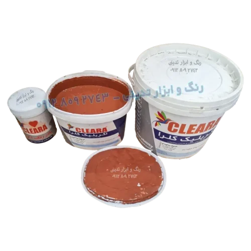 رنگ آکریلیک نما آجری کلرا