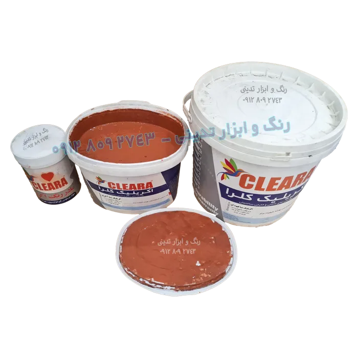 رنگ آکریلیک نما آجری کلرا