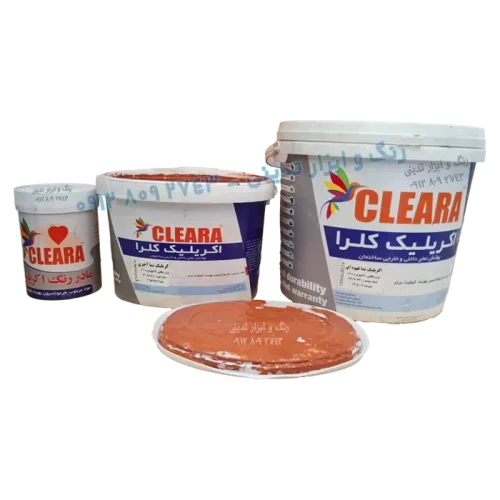 رنگ آکریلیک نما آجری کلرا