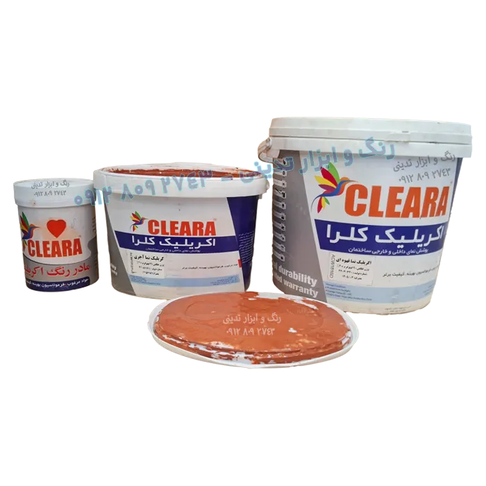 رنگ آکریلیک نما آجری کلرا