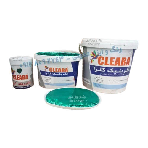 رنگ آکریلیک نما سبز کلرا